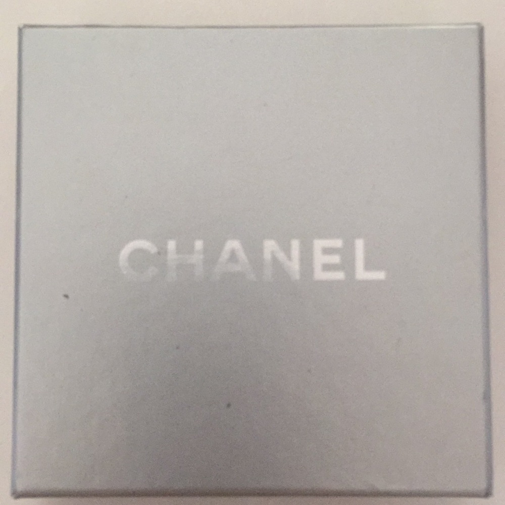 Chanel silver earrings 100% authentic